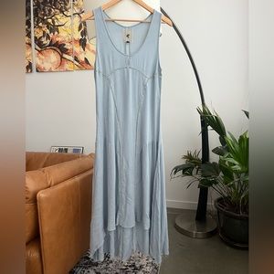 One Teaspoon Blue Lightweight Flowy Summer Maxi
